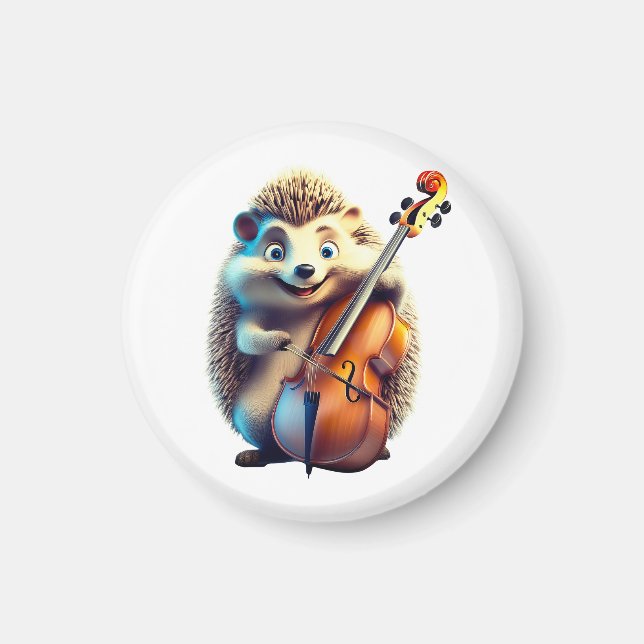 Imán Caricatura, Personalizado, Ilustracion A musical (Frente)