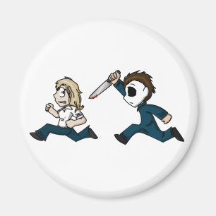 Imán Caricaturas de los anillos de prueba