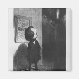 Imán "Caricatures a du jour", caricatura de Victor Hugo