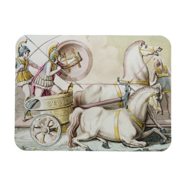 Imán Caricaturistas romanos, de 'Costumi dei Romani', e (Horizontal)