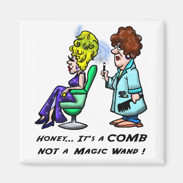 Imán Cariño... es un peine (Frente)