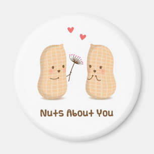 Imán Cariñosos Cacahuetes Locos Por Ti Chiste De Amor H