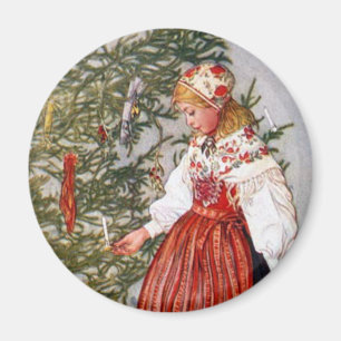 Imán Carl Larsson Christmas Tree Fridge Magnet