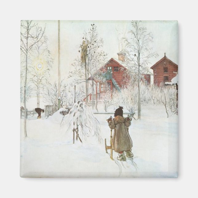 Imán Carl Larsson Front Yard y Wash House (Frente)