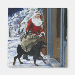 Imán Carl que ayuda a Papá Noel de <Carl's Christmas> b