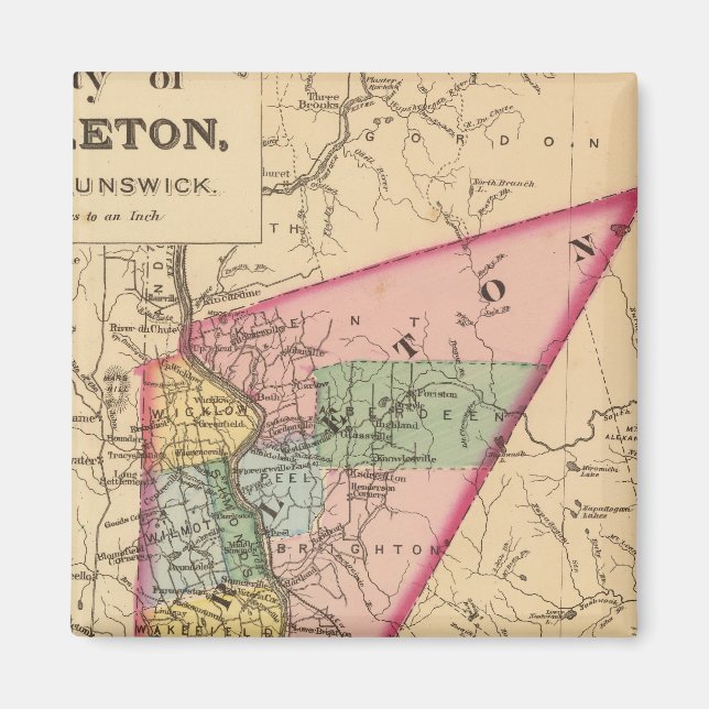 Imán Carleton Co., NB (Frente)