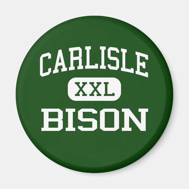 Imán Carlisle - Bison - High - Carlisle Pennsylvania (Frente)