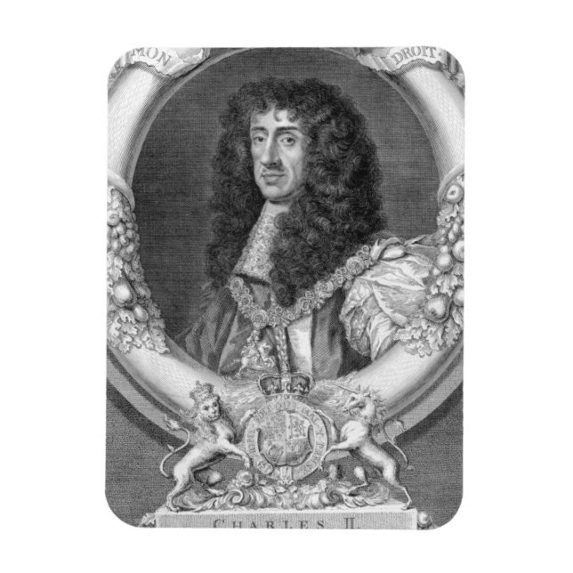 Imán Carlos II (1630-85) Rey de Gran Bretaña e Irlanda (Vertical)