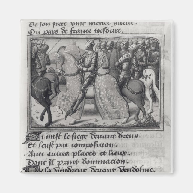 Imán Carlos VII y Juana de Arco en el asedio de (Frente)