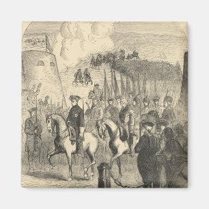 Imán Carlos XII de Suecia entrando en Copenhague