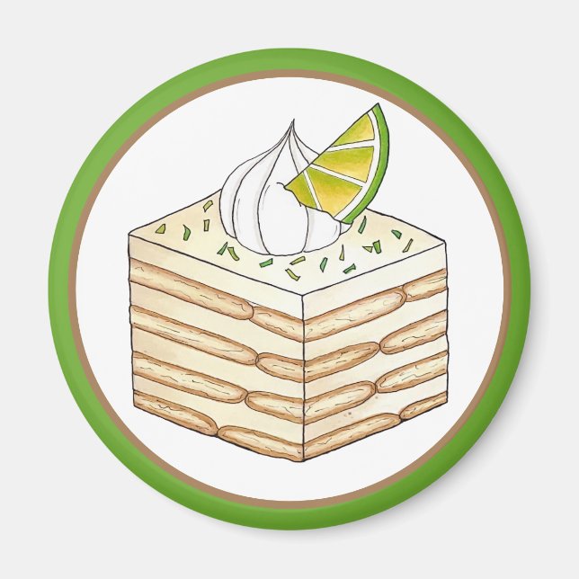 Imán Carlota de Limón Cocina Mexicana Lime Icebox (Frente)