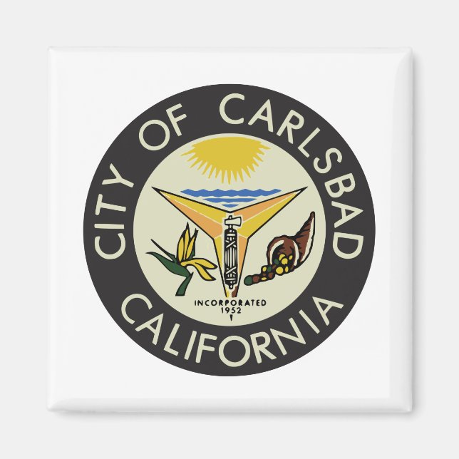 Imán Carlsbad (California) City Seal (Frente)