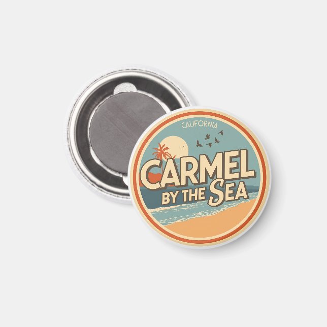 Imán Carmel by the sea beach california pacific coast (Anverso/Reverso)