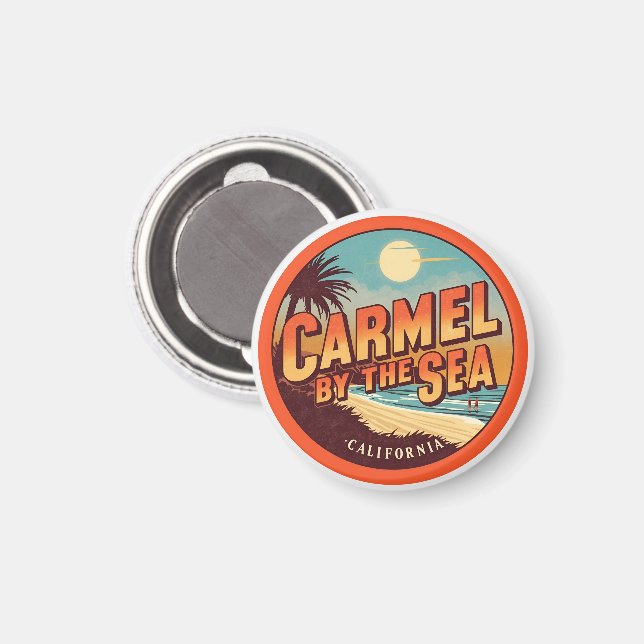 Imán Carmel by the sea beach california pacific coast (Anverso/Reverso)