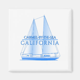 Imán Carmel-by-the-Sea Costero Náutico Vela Marinero