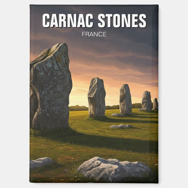 Imán Carnac Stones France Travel (Anverso)