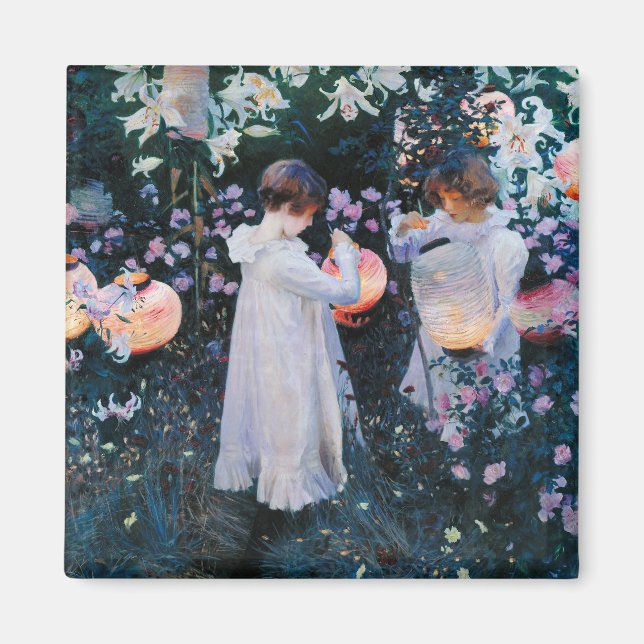 Imán Carnación, Lily, Lily, Rosa | John Singer Sargent (Frente)
