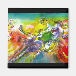 Imán CARNAVAL/danza ITALIANOS, música, teatro