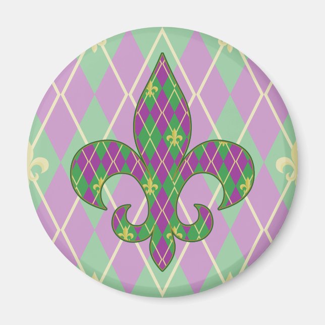 Imán Carnaval de Argyle Magnet (Frente)