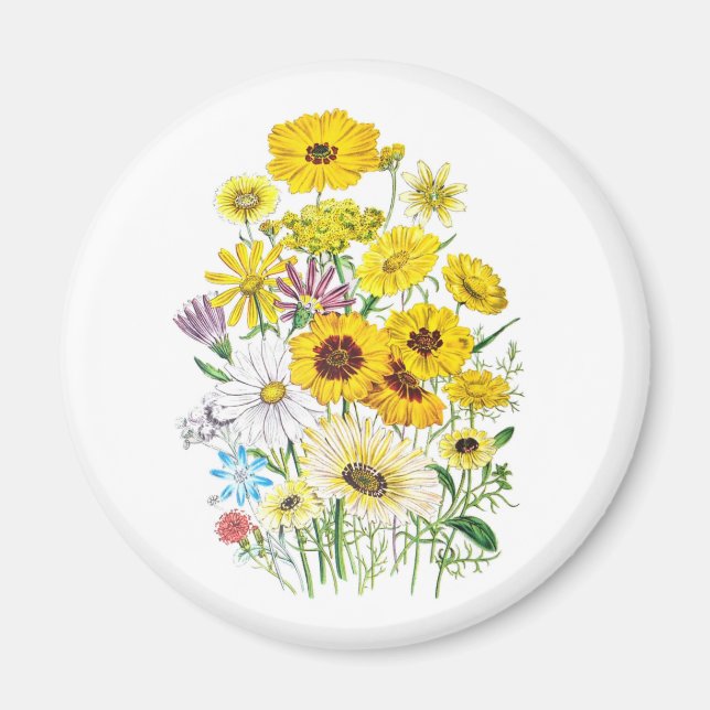 Imán Carnaval de flores (Frente)