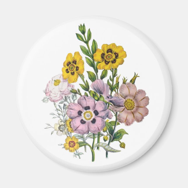 Imán Carnaval de flores (Frente)