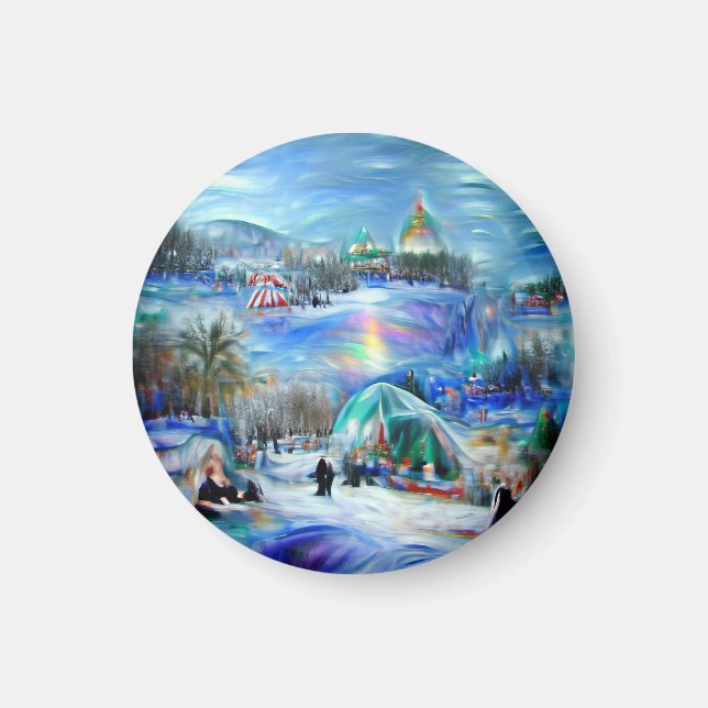 Imán Carnaval de invierno (Frente)