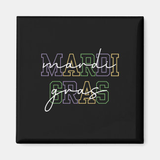 Imán Carnaval de Mardi Gras Nueva Orleans Para Mujeres