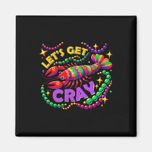 Imán Carnaval de Mardi Gras Vamos a Cray Desfile de Can
