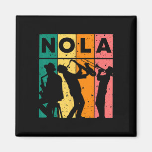 Imán Carnaval de Nueva Orleans 2025 de Mardi Gras Nola