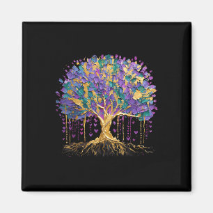 Imán Carnaval de Nueva Orleans 2025 del Mardi Gras