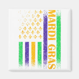 Imán Carnaval martes de carnaval usa bandera americana 