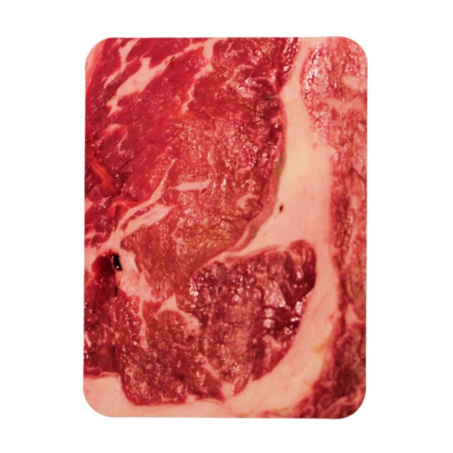 Imán Carne cruda Ribeye Steack (Vertical)