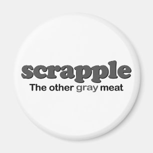 Imán Carne del gris de Scrapple