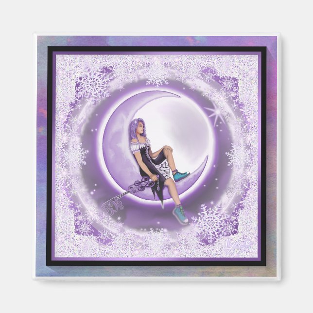 Imán Carnero morado (Frente)