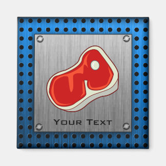 Imán Carnicero de apariencia Metalizado cepillado