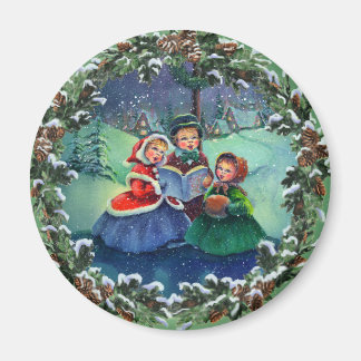 Imán CAROLERS & FIR WREATARE por SHARON SHARPE