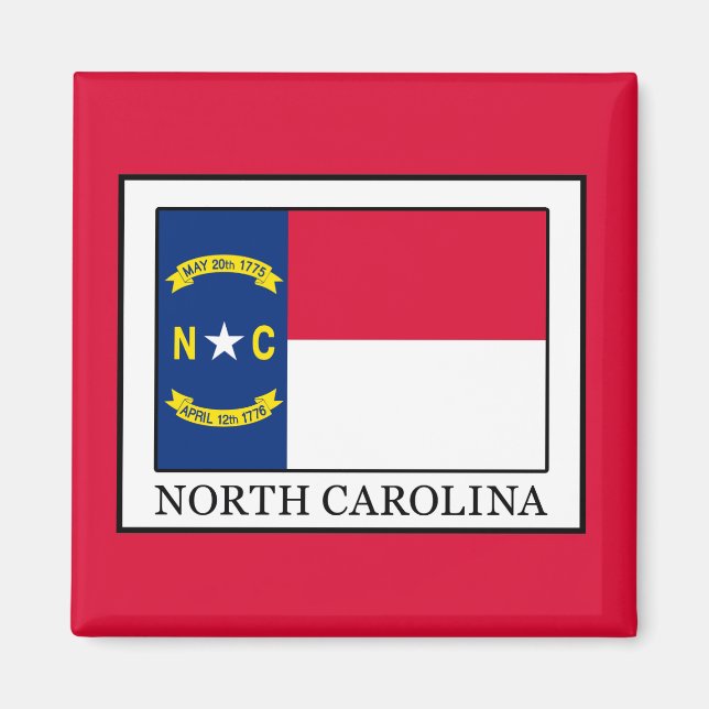 Imán Carolina del Norte (Frente)