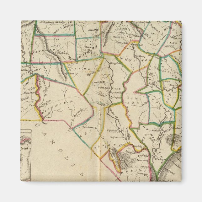 Imán Carolina del Norte 5 (Frente)