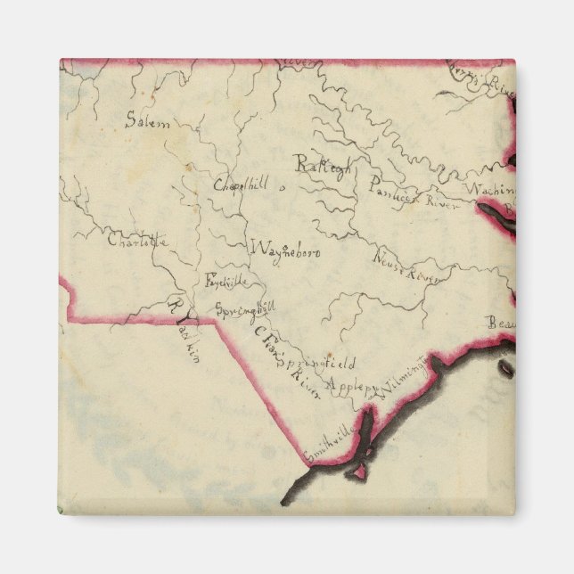 Imán Carolina del Norte 7 (Frente)