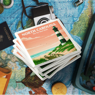 Imán Carolina del Norte Vintage