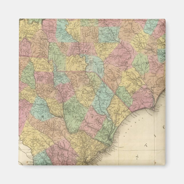 Imán Carolina del Norte y del Sur (Frente)
