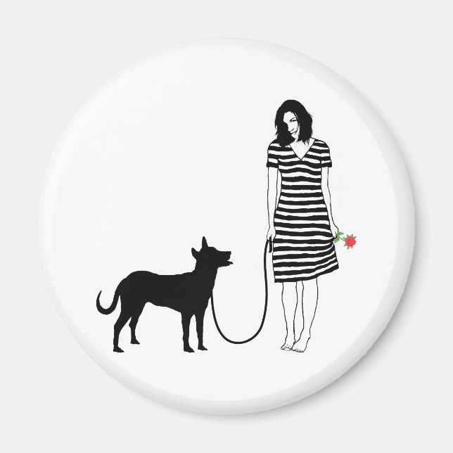 Imán Carolina Dog (Frente)