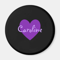 Caroline en morado