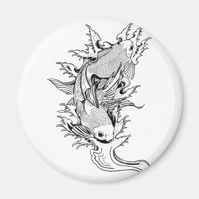 Imán Carpa Koi (Frente)