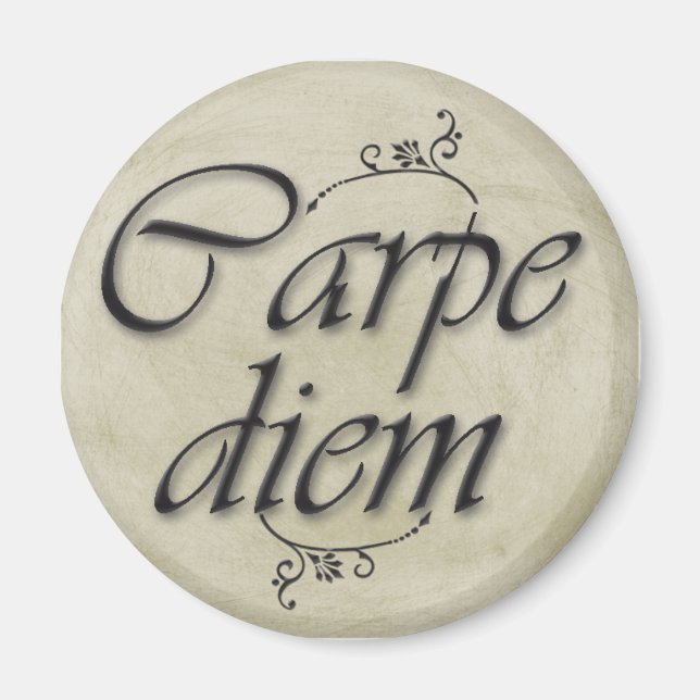 Imán carpe diem (Frente)