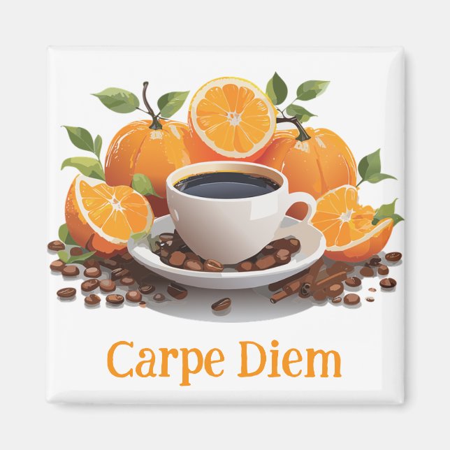 Imán Carpe diem imnet (Frente)