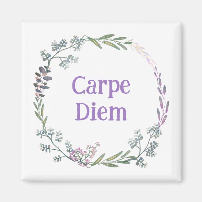 Imán Carpe diem imnet (Frente)