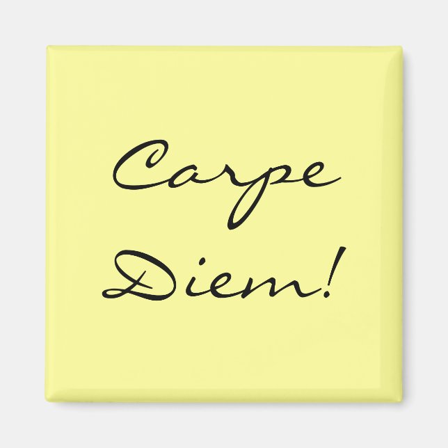 Imán Carpe Diem imnet (Frente)