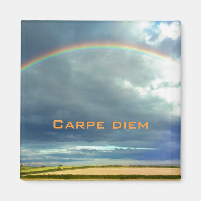 Imán Carpe Diem Rainbow Magnet (Frente)