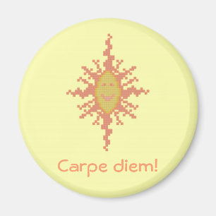 Imán ¡Carpe diem! Sunburst Magnet